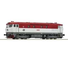 Roco 7310054 Dieselová lokomotiva 749 218-4 ČD Bardotka / měřítko H0 (1:87) / délka 190mm / rádius 358mm / od 15 let