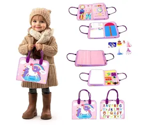 2Kids Toys Senzorická busy kniha Jednorožec 2 / od 3 let