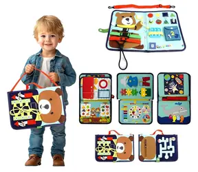 2Kids Toys Senzorická busy kniha Medvídek / od 3 let