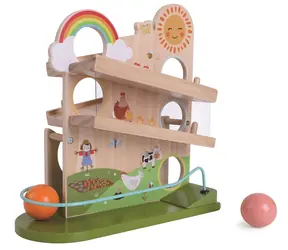 2Kids Toys Kuličková dráha Štastná farma / od 18 měsíců
