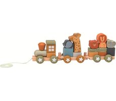 2Kids Toys Dřevěný vláček se zvířátky / od 18 měsíců