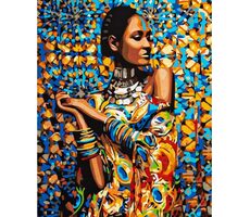 ASTRA Malování podle čísel: V záři Indie, plátno na rámu 40x50 cm / od 14 let