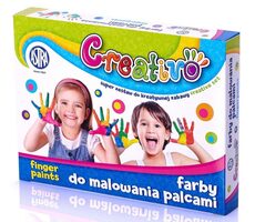 ASTRA Prstové barvy 4 x 50 ml / od 3 let