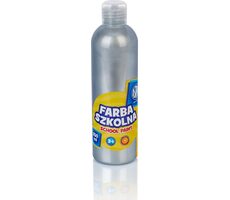 ASTRA Temperová barva plakátová 250ml stříbrná metalíza / od 3 let