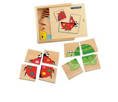 Woody Mini puzzle "Beruška" v dř. Krabičce / 16 dílků / od 2 let