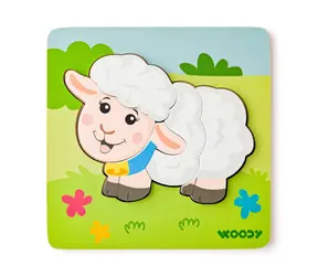 Woody Puzzle Baby - ovečka / od 12 měsíců