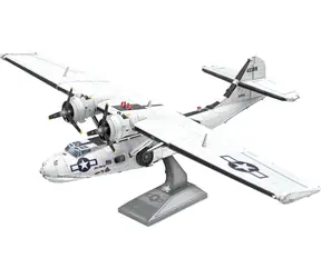 Metal Earth 3D puzzle Létající člun Consolidated PBY Catalina / Počet dílků: 79 / od 14 let