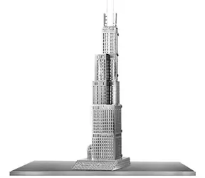 Metal Earth 3D puzzle Sears Tower (Willis Tower) (ICONX) / Počet dílků: 20 / od 14 let