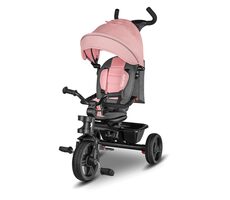 LIONELO Tříkolka 2v1 Haari Bubblegum / Nosnost 25 kg