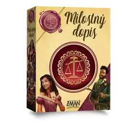 Rozbaleno - Asmodee Milostný dopis (Eko box) / Počet hráčů: 2-6 / od 10 let / rozbaleno