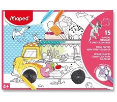 MAPED Magické omalovánky růžová / od 4 let