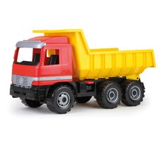 Lena Mercedes sklápěč s pojistkou vyklápění žluto-červená / od 3 let