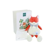 Doudou Dárková sada Plyšová liška Romarin s dečkou 28 cm / od 0 měsíců