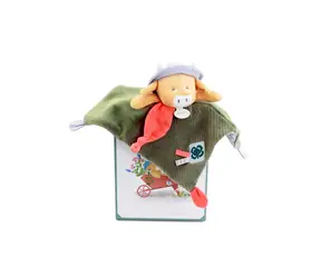 Doudou Dárková sada Plyšový muchláček kravička Aneth 27 cm