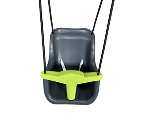 2Kids Toys Plastová baby houpačka šedá / od 9 měsíců