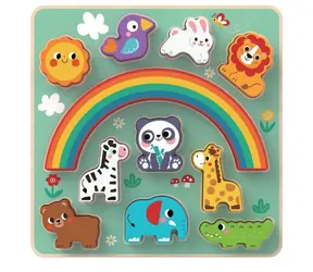 2Kids Toys Balanční puzzle se zvířátky 2v1 / od 18 měsíců