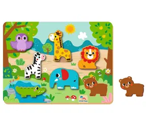 2Kids Toys Vkládací puzzle Zvířátka / od 1 roku