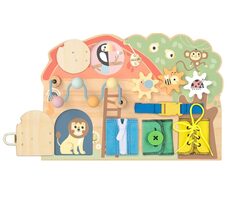 2Kids Toys Activity board Domeček se zvířátky / od 3 let