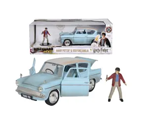 Jada Harry Potter Auto Ford Anglia 1959 s figurkou Harryho Pottera / 1:24 / od 8 let
