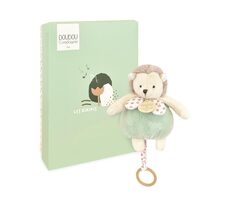 Doudou Plyšový ježek hrající melodii 20 cm / od 0 měsíců