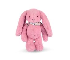 Doudou Plyšový králíček s šátkem 35 cm růžová / od 0 měsíců