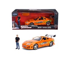 Jada Rychle a zběsile auto 1995 Toyota Supra + figurka Brian O’Conner / 1:24 / od 8 let