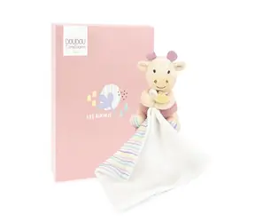 Doudou Plyšová žirafa s dečkou 11 cm / od 0 měsíců