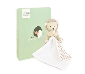 Doudou Plyšový ježek s dečkou 11 cm / od 0 měsíců