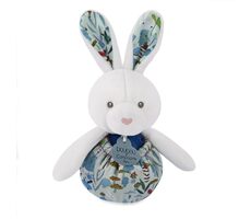 Doudou Vyskakovací králíček 2v1 - vzor 5 / od 0 měsíců