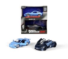 Jada Rychle a zběsile Twin Pack Brianovo Porsche 996 GT3 RS a Shaw´s McLaren / 1:32 / Wave 1/2 / od 8 let