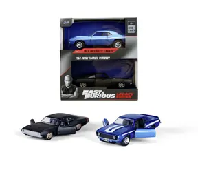 Jada Rychle a zběsile Twin Pack Chevrolet Camaro 1969 a Dodge Charge Wide Body 1968 / 1:32 / Wave 2/1 / od 8 let