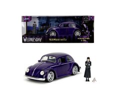 Jada Wednesday auto 1972 VW Beetle a figurka Wednesday / 1:24 / od 8 let