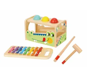 2Kids Toys Zatloukačka a xylofon Krokodýl / od 1 roku