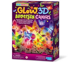 4M 3D Svítící obrázek - Motýli / od 5 let