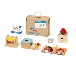 2Kids Toys Montessori set hraček pro nejmenší / od 5 měsíců