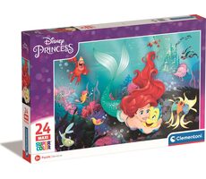 Clementoni PUZZLE Disney princezny: Malá mořská víla MAXI / 24 dílků / od 3 let 