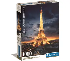 Clementoni PUZZLE Eiffelova věž / 1000 dílků / od 14 let