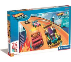 Clementoni PUZZLE Hot Wheels MAXI / 24 dílků / od 3 let