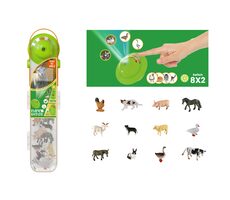 PLEJO Domácí zvířátka s projektorem / od 3 let