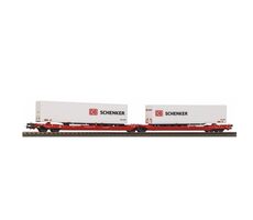 Piko 24626 Kontejnerový vagón T3000e se 2 návěsy DB Schenker DB AG VI / Měřítko:H0 / Rádius: 358 mm / od 14 let 