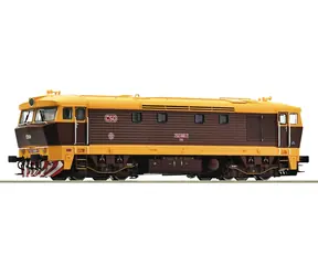 Roco 7310026 Dieselová lokomotiva 752 068-7, ČSD/ČD Bardotka / měřítko H0 (1:87) / délka 190mm / rádius 358mm / od 15 le