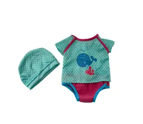 PLEJO Oblečení pro panenku zelená 40 - 43 cm / od 3 let