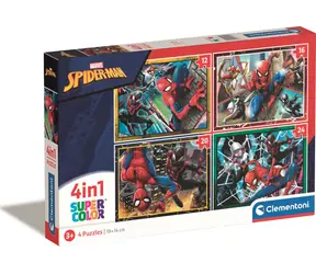 Clementoni PUZZLE Spiderman 4v1 / 12+16+20+24 dílků / od 3 let
