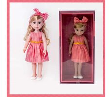 PLEJO Panenka v červených šatech 38 cm / od 3 let