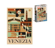 Clementoni PUZZLE Style in the City: Benátky / 1000 dílků / od 14 let