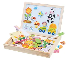 2Kids Toys Magnetická tabulka Farma / 102 dílků / od 3 let