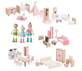 2Kids Toys Sada nábytku s rodinou 5 v 1 / od 3 let