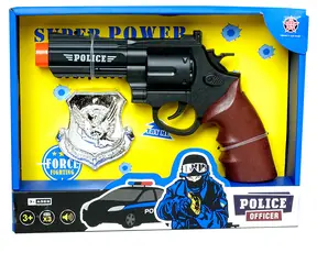 PLEJO Policejní pistole s odznakem / od 3 let