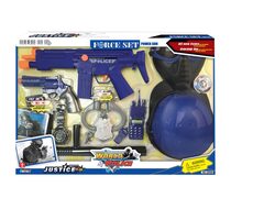 PLEJO Policejní sada s helmou / od 3 let