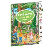 Presco Group Ella&Max Na cesty – Veľká knižka ZVIERATKÁ – PRVÉ SLOVÁ / Jazyková verze: SK / od 3 let